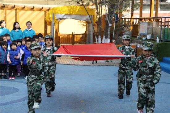 濟南市七裏山幼兒園：雛鷹展翅 小兵亮相